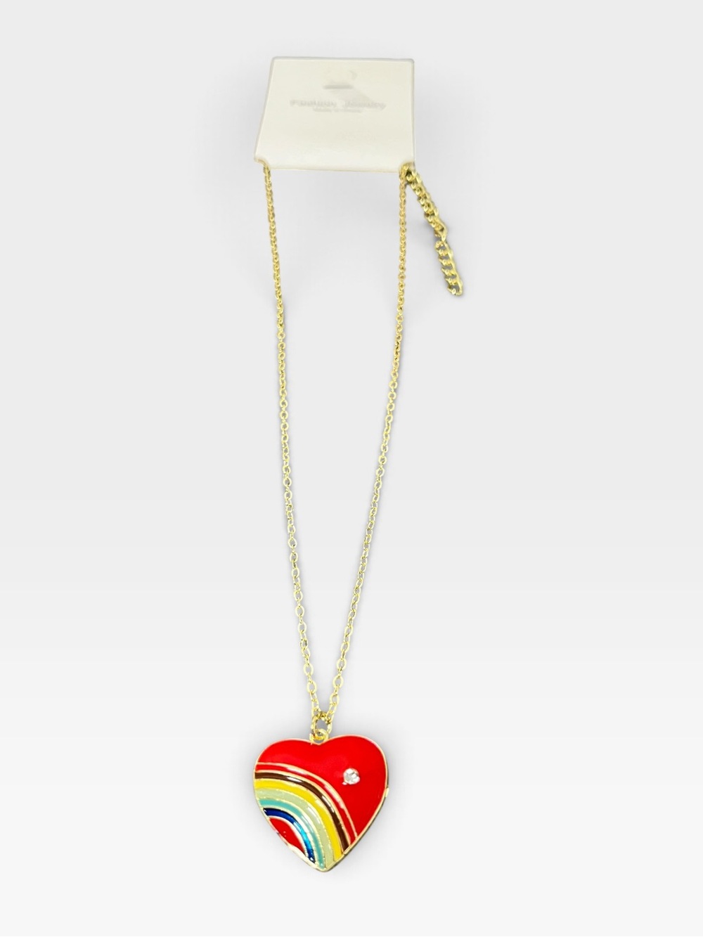 DAINTY 💋💋 Red Heart Enamel Dainty Charm Necklace – Retro Girlhoodcore Cutecore